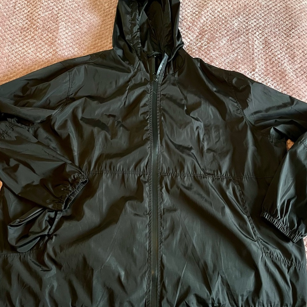 Women's Classic Black Rain Jacket